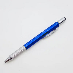 1PC Alat Kemijska olovka Kreativni pribor Odvijač Ravnalo Libela Kemijska olovka Višenamjenska Canetas Uredski promotivni dar