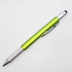 1PC Alat Kemijska olovka Kreativni pribor Odvijač Ravnalo Libela Kemijska olovka Višenamjenska Canetas Uredski promotivni dar