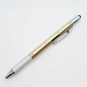 1PC Alat Kemijska olovka Kreativni pribor Odvijač Ravnalo Libela Kemijska olovka Višenamjenska Canetas Uredski promotivni dar