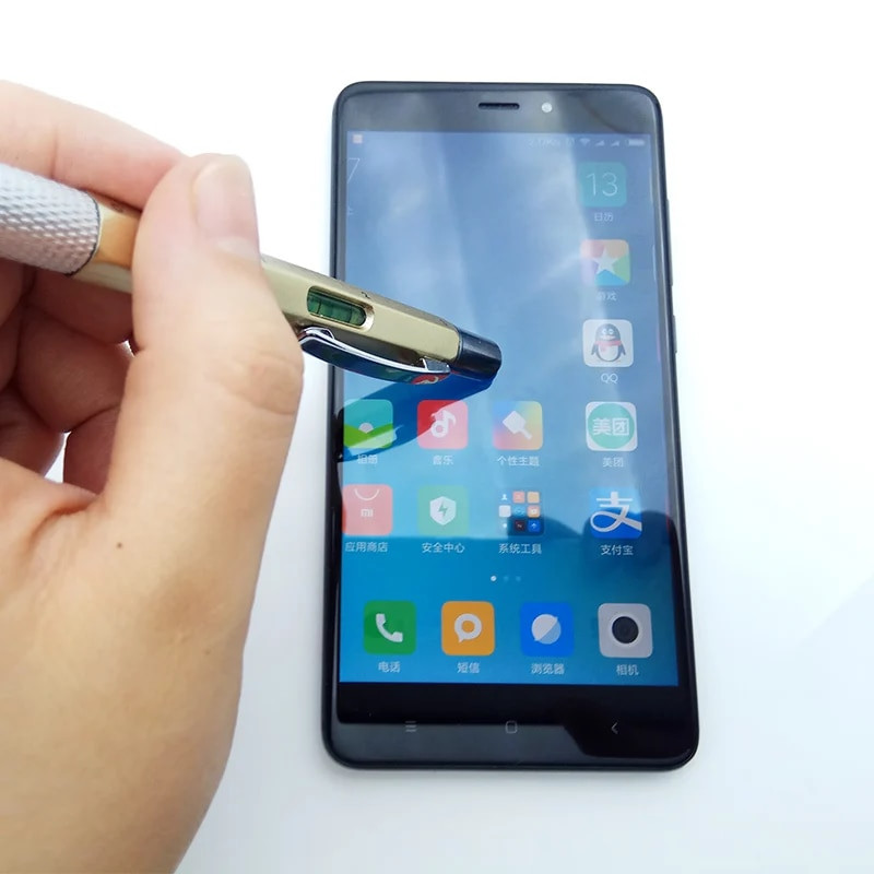 1PC Alat Kemijska olovka Kreativni pribor Odvijač Ravnalo Libela Kemijska olovka Višenamjenska Canetas Uredski promotivni dar