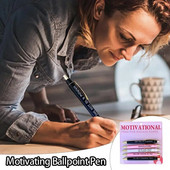 Pastapliiatsid ütlustega Kirjutuspliiatsid 5 tk Sissetõmmatavad peene otsaga pastapliiatsid Pehme puudutusega julgustavad pastapliiatsid Siledad pastapliiatsid