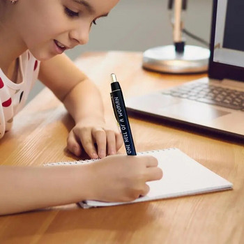 Στυλό με ρητά Στυλό γραφής 5 τεμ. Αναδιπλούμενα στυλό λεπτής αιχμής Soft touch Encouraging Pen Smooth στυλό