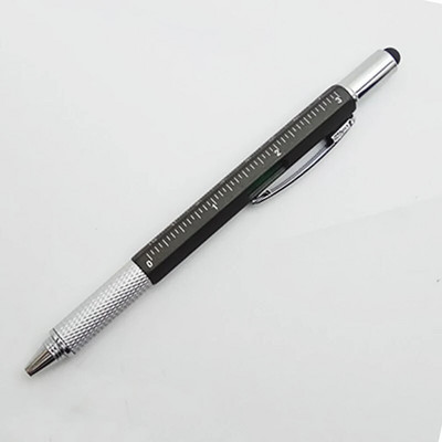 Daudzfunkcionāls skārienekrāna plastmasas lodīšu pildspalva ar līmeņrādi lodīšu pildspalvu biroja dāvanu Canetas reklāmas pielāgots LOGO