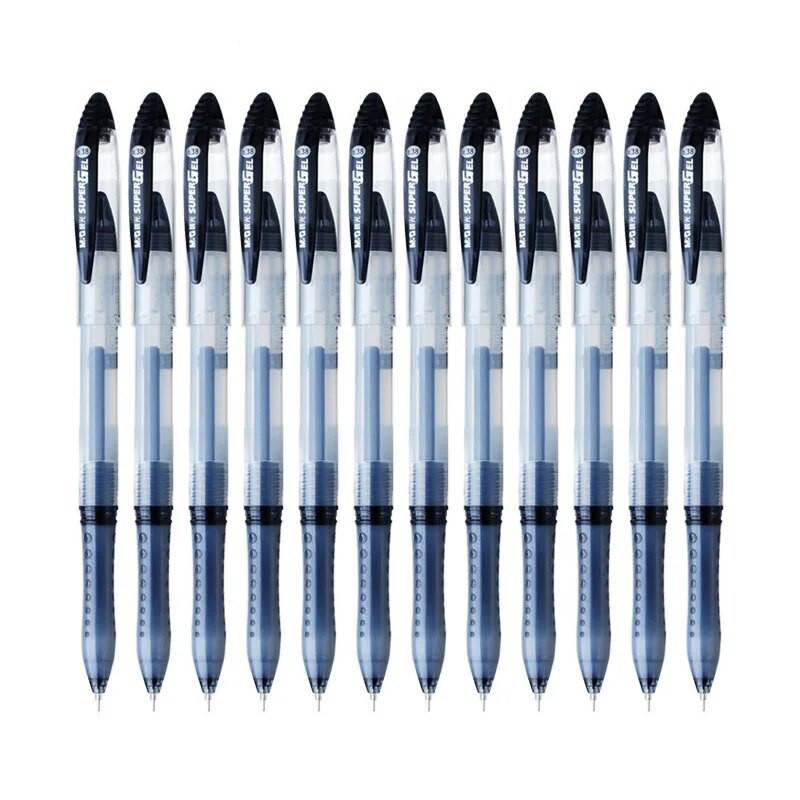 M&G GP1212 3PCS melna sarkana zila tinte 0,38 MM gēla pildspalva studentu mācību kancelejas piederumi Biroja kancelejas piederumi finanšu paraksta pildspalva