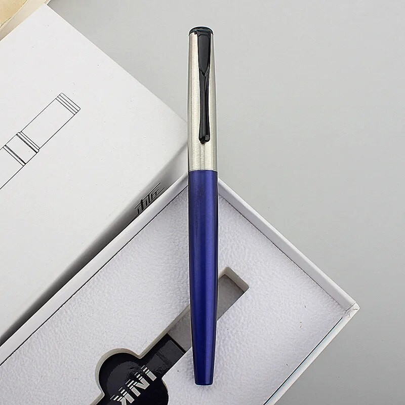 Υψηλής ποιότητας μεταλλικό στυλό πολυτελείας Μαύρο μπλε Κόκκινο στυλό Rollerball 0,7 mm Μαύρο μελάνι Refill Ink Στυλό γραφείου Σχολική γραφική ύλη