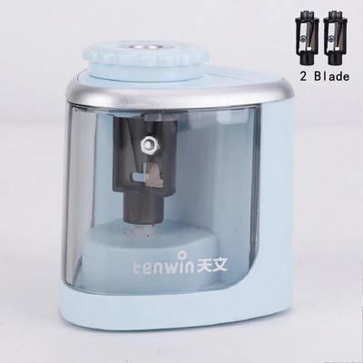 Ηλεκτρική Ακονιστήρι Αυτοκινήτου Ασφαλές Μαθητικό Ελικοειδή Ατσάλινο Ακονιστήρι για Καλλιτέχνες Παιδιά Ενήλικες Χρωματιστά Μολύβια Διάμετρος 6-8mm