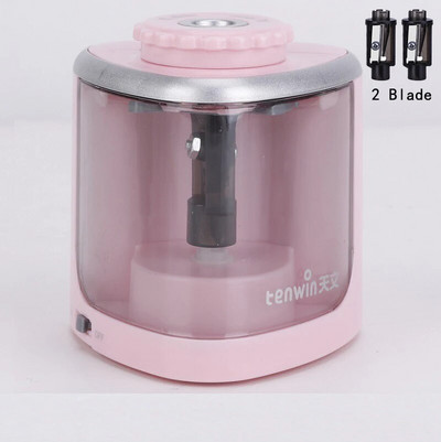 Ηλεκτρική Ακονιστήρι Αυτοκινήτου Ασφαλές Μαθητικό Ελικοειδή Ατσάλινο Ακονιστήρι για Καλλιτέχνες Παιδιά Ενήλικες Χρωματιστά Μολύβια Διάμετρος 6-8mm