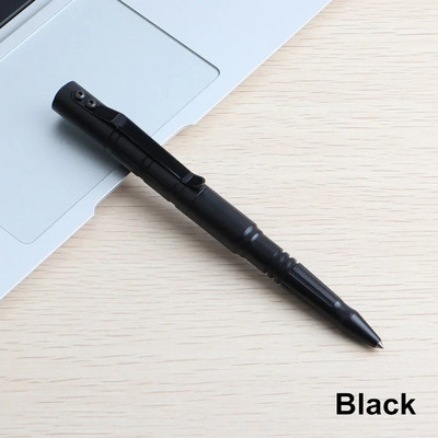 1TK GENKKY Metallist pastapliiats Taktikalised pliiatsid volframist terasest unisex metallist multifunktsionaalne pastapliiats aknaga