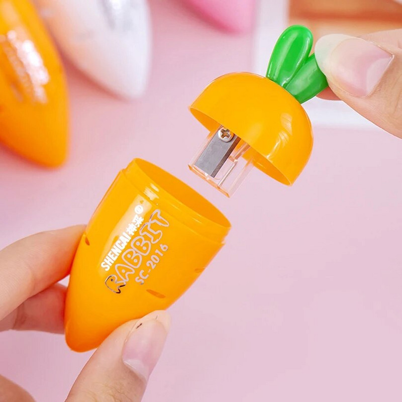 Burkānu zīmuļu asināmais Kawaii Kancelejas piederumi Biroja piederumi Jauki Taille Krītis Skolas piederumi Skicēšanas zīmuļi Sacapuntas