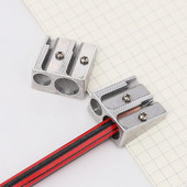 Μεταλλική ξύστρα μολυβιών για παιδιά με διπλές τρύπες Ξύστρα για στυλό μακιγιάζ Σχέδιο γραφής Εκμάθηση Εργαλεία Σχολικά είδη Γραφική ύλη