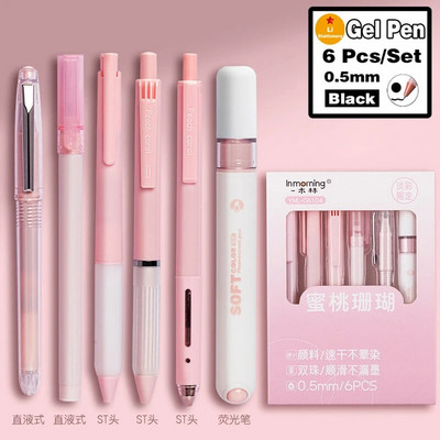 Στυλό τζελ, Μαύρα στυλό Fine Point Smooth Στυλό γραφής 0,5 χιλιοστά αναδιπλούμενο, Καλύτερη αισθητική χαριτωμένα στυλό για σημείωση περιοδικών