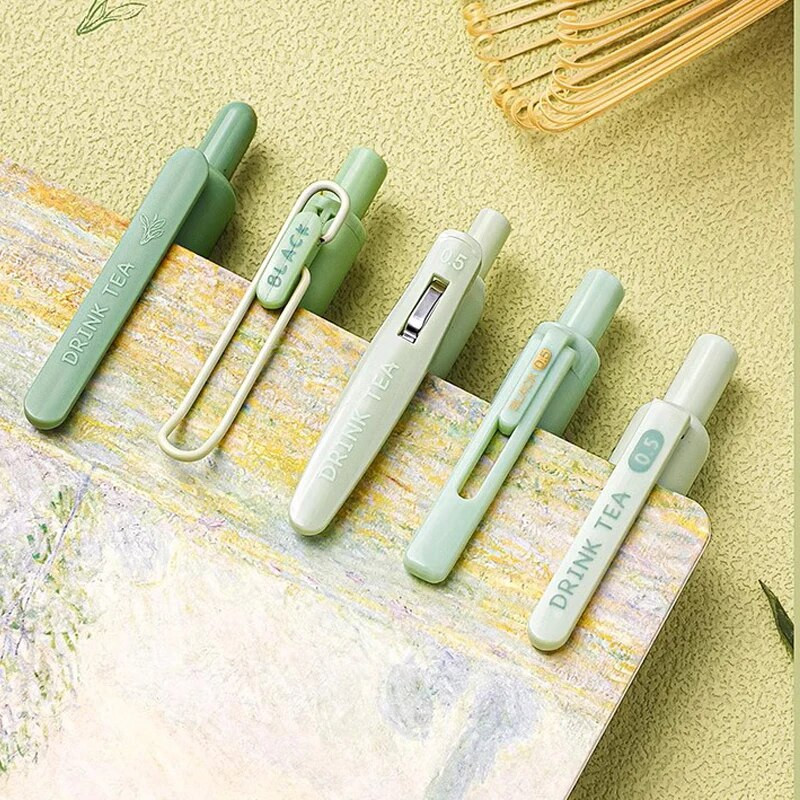 Στυλό τζελ, Μαύρα στυλό Fine Point Smooth Στυλό γραφής 0,5 χιλιοστά αναδιπλούμενο, Καλύτερη αισθητική χαριτωμένα στυλό για σημείωση περιοδικών