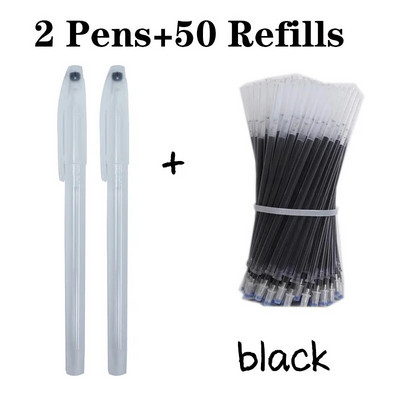 52tk/komplekt Õmblustäite pliiatsihoidja Kõrgel temperatuuril kaduv kustutav tekstiilkangamarker Kuumrõivastus PU-nahk