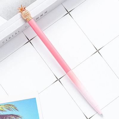 1 tk Metallist ananassist pastapliiats Candy Värv Huvitav pastapliiats kirjatarbed