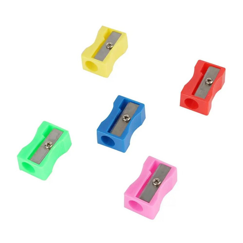 5vnt Plastikiniai pieštukų drožtukai Standartiniai pieštukai Antakių lūpų pieštukas Akių pieštukas Pieštukas Pjovimo Peilis Biuro Mokyklos Kanceliarinių reikmenų tvirtinimas