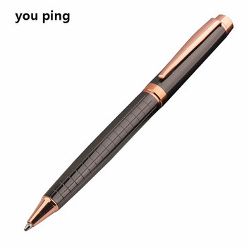 Πολυτελής ποιότητας Γκρι ροζ χρυσό Business Office στυλό στυλό New Student School Stationery Προμήθειες στυλό για γραφή