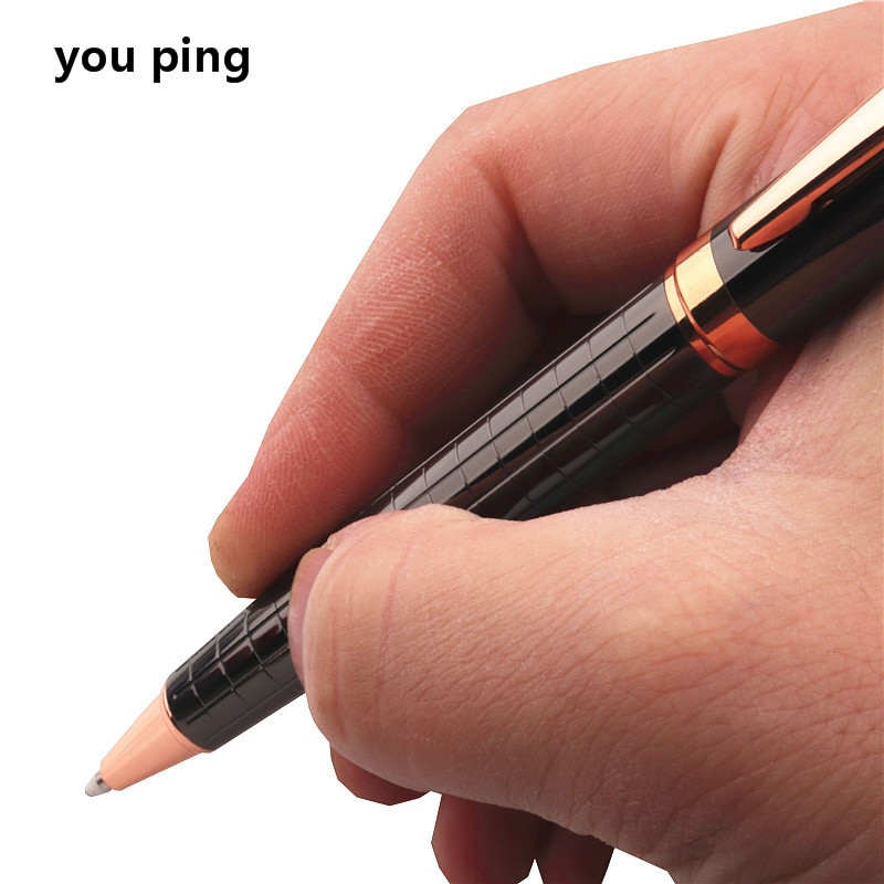 Πολυτελής ποιότητας Γκρι ροζ χρυσό Business Office στυλό στυλό New Student School Stationery Προμήθειες στυλό για γραφή