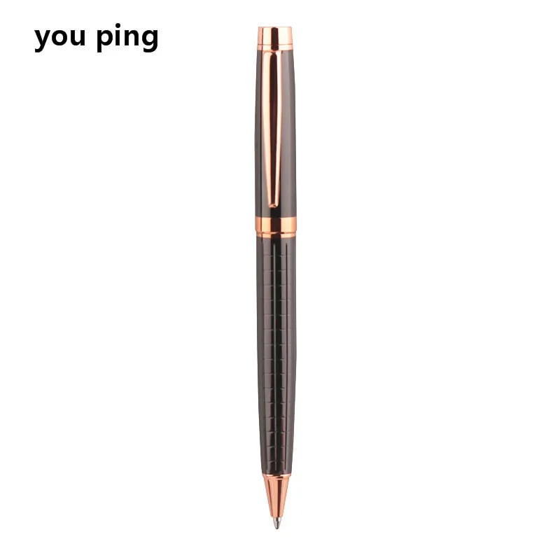 Πολυτελής ποιότητας Γκρι ροζ χρυσό Business Office στυλό στυλό New Student School Stationery Προμήθειες στυλό για γραφή