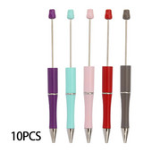 10 Pieces Beaded Pens DIY Crafting Pens for DIY Pen Kits Gift Supplies School