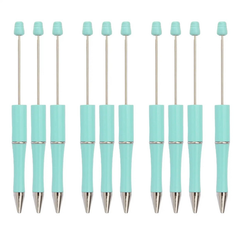 10 Pieces Beaded Pens DIY Crafting Pens for DIY Pen Kits Gift Supplies School