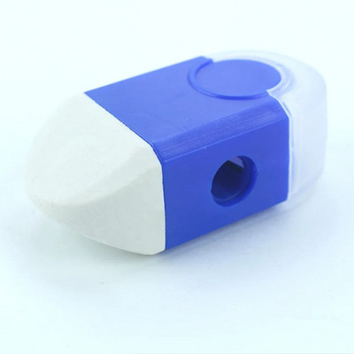 1 τμχ Παιδικό Βραβείο δώρο 2 σε 1 πολυλειτουργική γόμα ξύστρα μολυβιού σχολικά είδη γραφείου 341A