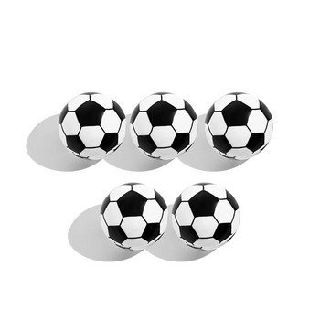 Μίνι ξύστρα μολυβιών ποδοσφαίρου 5 τμχ μονής τρύπας για παιδιά Creative trends Football Shape Sharpeners Πρακτικά σχολικά είδη