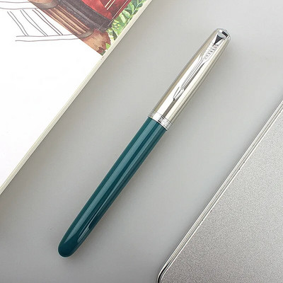 Jinhao 86 Classic Retro Fountain Pen Balanced Weight Silver Arrow Clip Extra Fine Nib Office School Daily Writing мастилени химикалки
