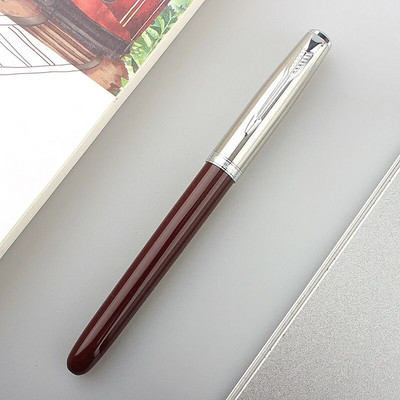 Jinhao 86 Classic Retro tintes pildspalva ar līdzsvarotu svaru sudraba bultiņu klipsis īpaši smalks uzgalis biroja skolas ikdienas rakstīšanas tintes pildspalvas