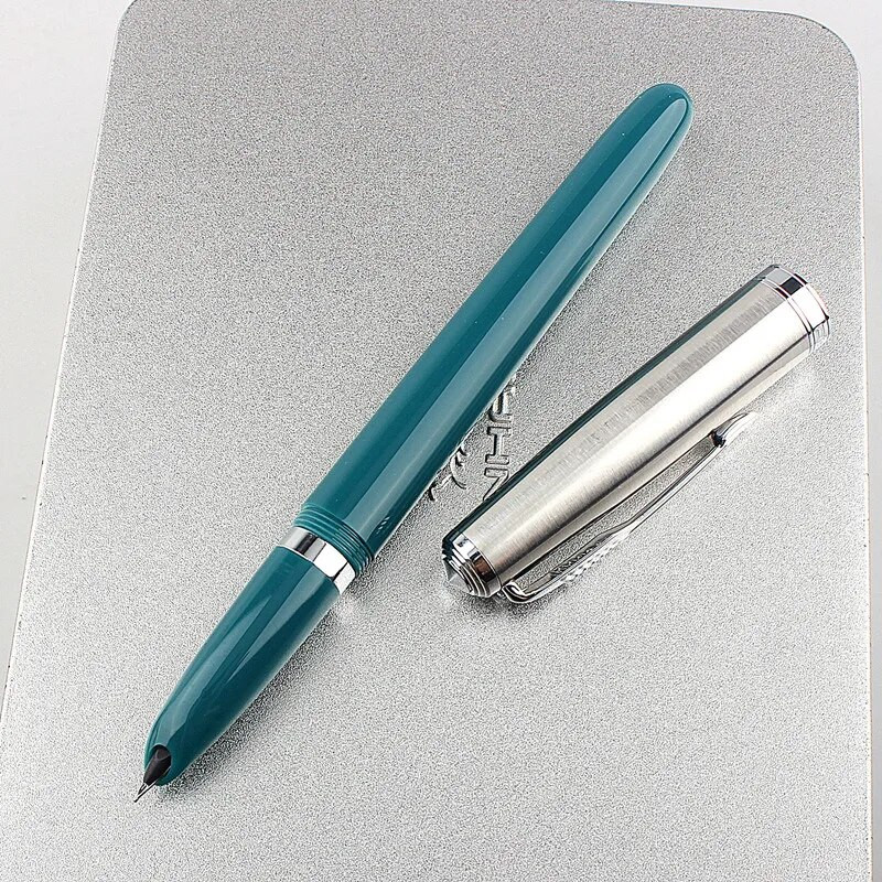Jinhao 86 Classic Retro tintes pildspalva ar līdzsvarotu svaru sudraba bultiņu klipsis īpaši smalks uzgalis biroja skolas ikdienas rakstīšanas tintes pildspalvas