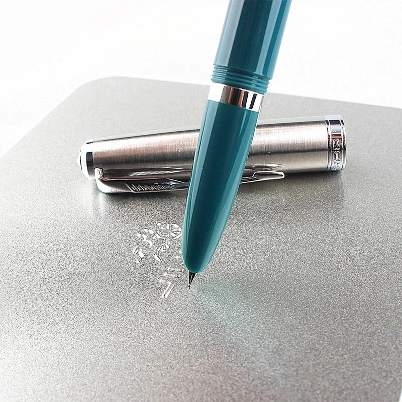 Jinhao 86 Classic Retro tintes pildspalva ar līdzsvarotu svaru sudraba bultiņu klipsis īpaši smalks uzgalis biroja skolas ikdienas rakstīšanas tintes pildspalvas