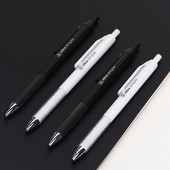 0,38 mm gelinis rašiklis, juodas rašalas Biuro reikmenys Kanceliarinės prekės Spaudos tipas Neutralus rašiklis Studentams, rašantiems aukštos kokybės GELinio rašalo rašiklis, 2 vnt.