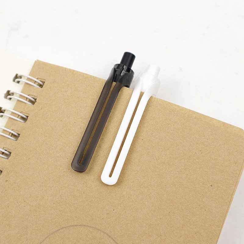 0,38 mm gelinis rašiklis, juodas rašalas Biuro reikmenys Kanceliarinės prekės Spaudos tipas Neutralus rašiklis Studentams, rašantiems aukštos kokybės GELinio rašalo rašiklis, 2 vnt.