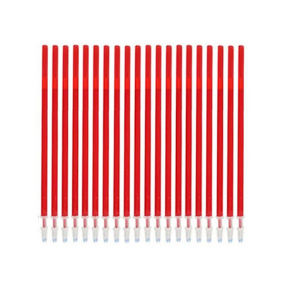 20gab./komplektā Krāsu izdzēšami gēla pildspalvas uzpildīšanas stieņi 0,5mm krāsainas tintes mazgājams rokturis, maģiski dzēšami pildspalvas skolas rotājumu rakstāmpiederumiem