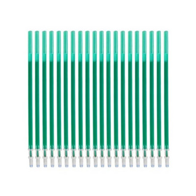 20gab./komplektā Krāsu izdzēšami gēla pildspalvas uzpildīšanas stieņi 0,5mm krāsainas tintes mazgājams rokturis, maģiski dzēšami pildspalvas skolas rotājumu rakstāmpiederumiem