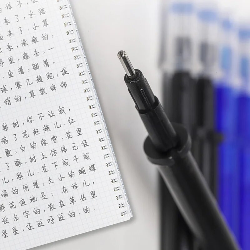 20gab./komplektā Krāsu izdzēšami gēla pildspalvas uzpildīšanas stieņi 0,5mm krāsainas tintes mazgājams rokturis, maģiski dzēšami pildspalvas skolas rotājumu rakstāmpiederumiem