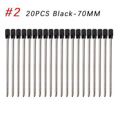 10/20Pcs Στυλό Ανταλλακτικό Διαφορετικό Μεταλλικό Στυλό Ανταλλακτικά Γραφείου Σχολικό Στυλό δώρων Επιλέξτε Μπλε Μαύρο Ανταλλακτικά Στυλό Εκπτώσεις