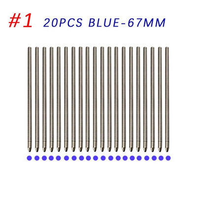 10/20Pcs Στυλό Ανταλλακτικό Διαφορετικό Μεταλλικό Στυλό Ανταλλακτικά Γραφείου Σχολικό Στυλό δώρων Επιλέξτε Μπλε Μαύρο Ανταλλακτικά Στυλό Εκπτώσεις