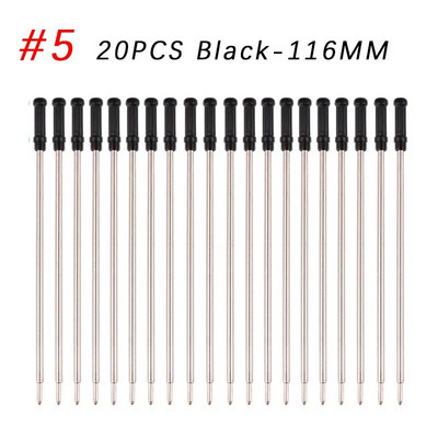 10/20Pcs Στυλό Ανταλλακτικό Διαφορετικό Μεταλλικό Στυλό Ανταλλακτικά Γραφείου Σχολικό Στυλό δώρων Επιλέξτε Μπλε Μαύρο Ανταλλακτικά Στυλό Εκπτώσεις