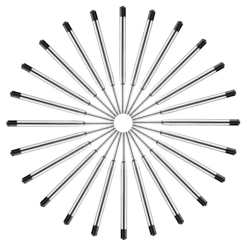 10/20Pcs Στυλό Ανταλλακτικό Διαφορετικό Μεταλλικό Στυλό Ανταλλακτικά Γραφείου Σχολικό Στυλό δώρων Επιλέξτε Μπλε Μαύρο Ανταλλακτικά Στυλό Εκπτώσεις