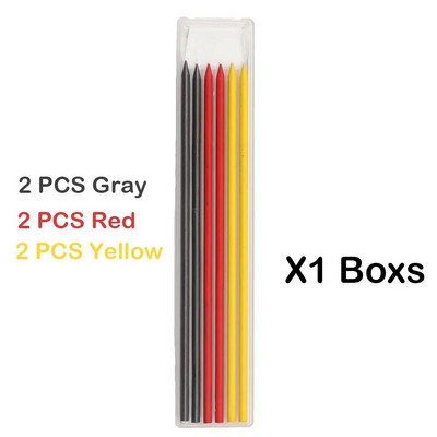 6/12 gab. Galdnieku zīmuļu uzpildes 2,8 mm cietas mehāniskās galdnieku zīmuļu uzpildes nomaiņa skolas piederumi stacionārie piederumi