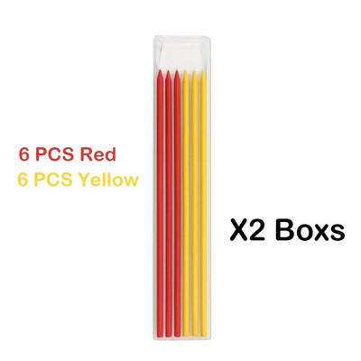 6/12 gab. Galdnieku zīmuļu uzpildes 2,8 mm cietas mehāniskās galdnieku zīmuļu uzpildes nomaiņa skolas piederumi stacionārie piederumi