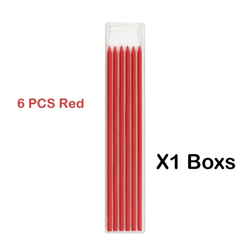 6/12 gab. Galdnieku zīmuļu uzpildes 2,8 mm cietas mehāniskās galdnieku zīmuļu uzpildes nomaiņa skolas piederumi stacionārie piederumi