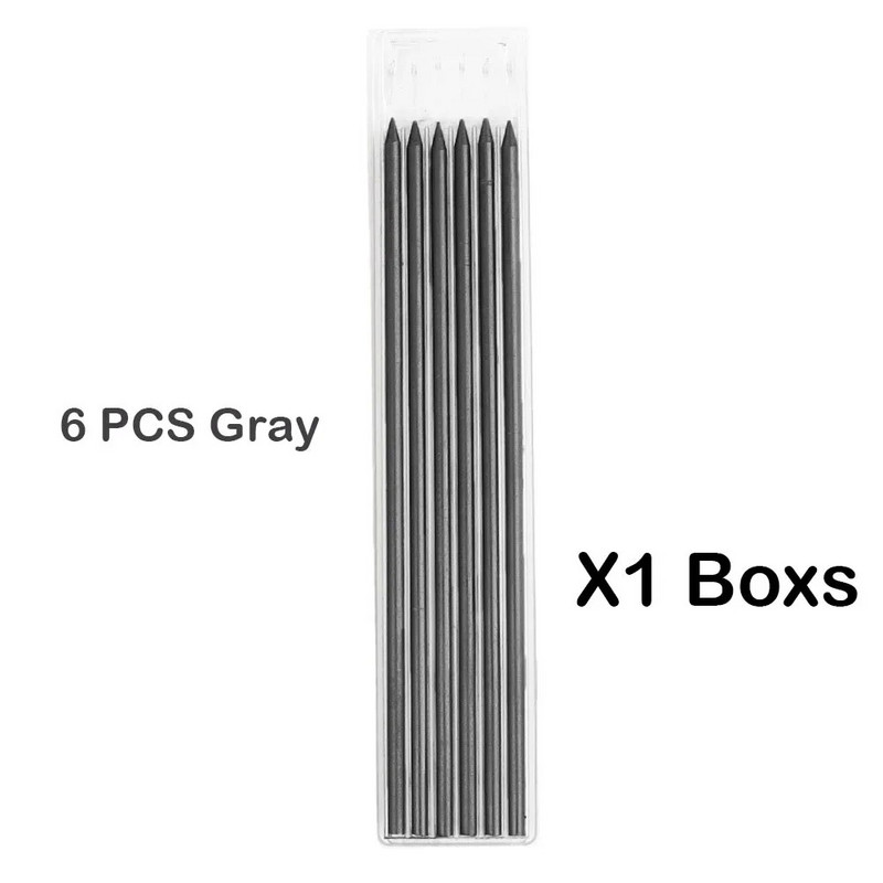 6/12 gab. Galdnieku zīmuļu uzpildes 2,8 mm cietas mehāniskās galdnieku zīmuļu uzpildes nomaiņa skolas piederumi stacionārie piederumi