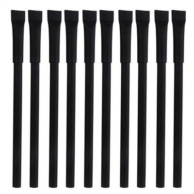 10 gab. Laba rakstīšanas pildspalva Ērts satvēriens papīra caurule Pildspalva pārstrādāta dažādu krāsu videi draudzīga reklāmas pildspalva smalks gals