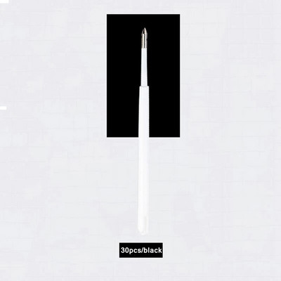 30 vnt / nustatytas Tušinukų pildymas Mėlynas juodas Rašalas 1,0 mm Europos standarto G2 Tušinukų užpildymo strypas, skirtas rašiklių rašymo dalims