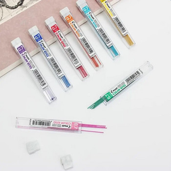 Многоцветен механичен молив 0,7 mm 2B цветен графитен молив, автоматичен пълнител за молив Аксесоари за писане и рисуване
