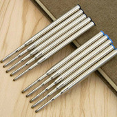 Kvaliteetne bränd 5 tk Sinine metall 5 tk Must 0,5 mm kontori pastapliiats Täiteb signatuuri Kirjatarbed Tindi täitmine