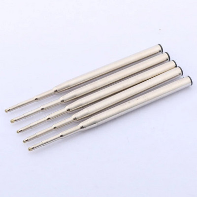 Kvaliteetne bränd 5 tk Sinine metall 5 tk Must 0,5 mm kontori pastapliiats Täiteb signatuuri Kirjatarbed Tindi täitmine