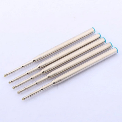 Kvaliteetne bränd 5 tk Sinine metall 5 tk Must 0,5 mm kontori pastapliiats Täiteb signatuuri Kirjatarbed Tindi täitmine