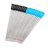 20 tk/partii 11,6 cm spetsiaalsed metallist pastapliiatsi täidised 0,5 mm pastapliiatsi jaoks